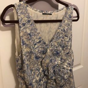Elie Tahari silk top medium
